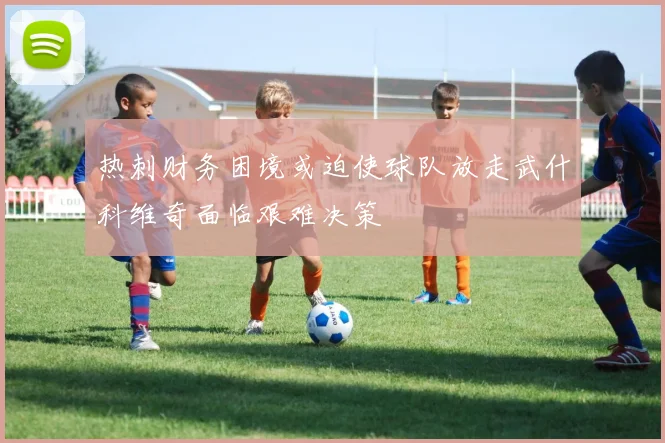 热刺财务困境或迫使球队放走武什科维奇面临艰难决策